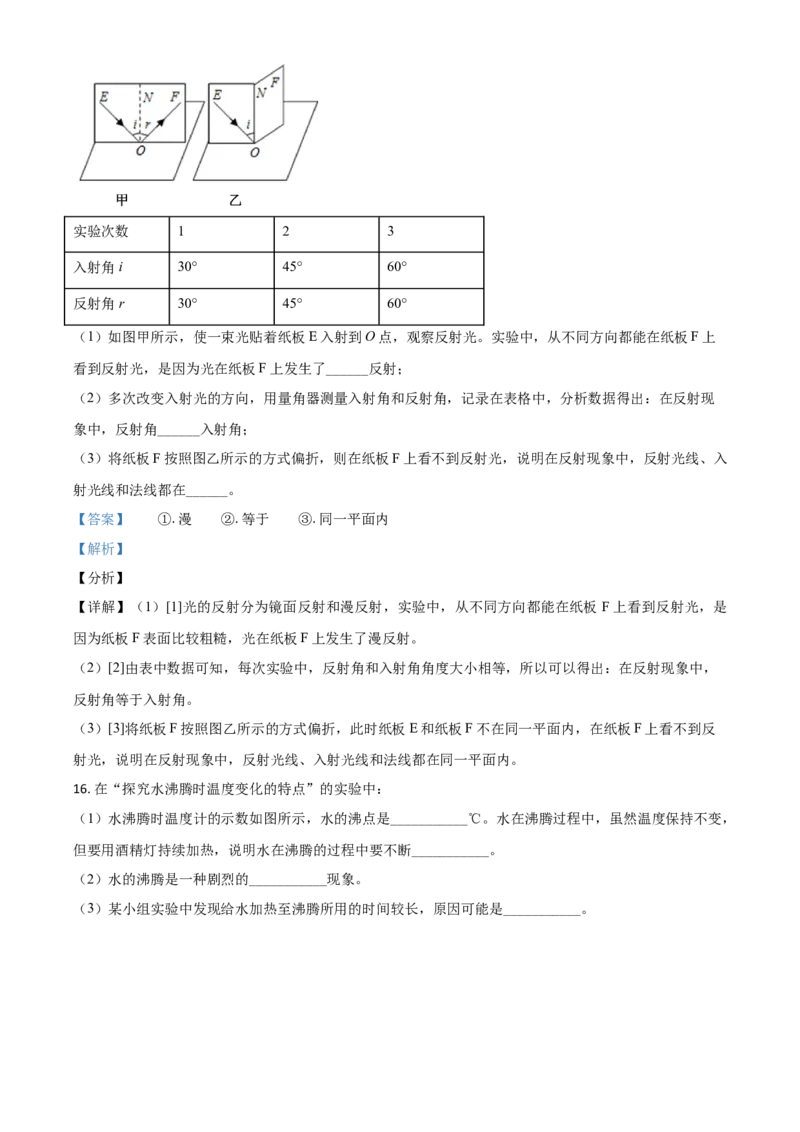 吉林省长春市2021年中考物理试题（解析版）_中考真题_4.物理中考真题2015-2024年_2021中考物理真题42份_2021吉林省_长春物理