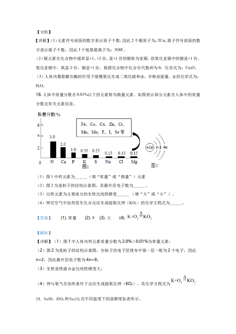 2021年重庆市中考化学A卷试卷(含答案)_中考真题_5.化学中考真题2015-2024年_地区卷_重庆中考化学08-22