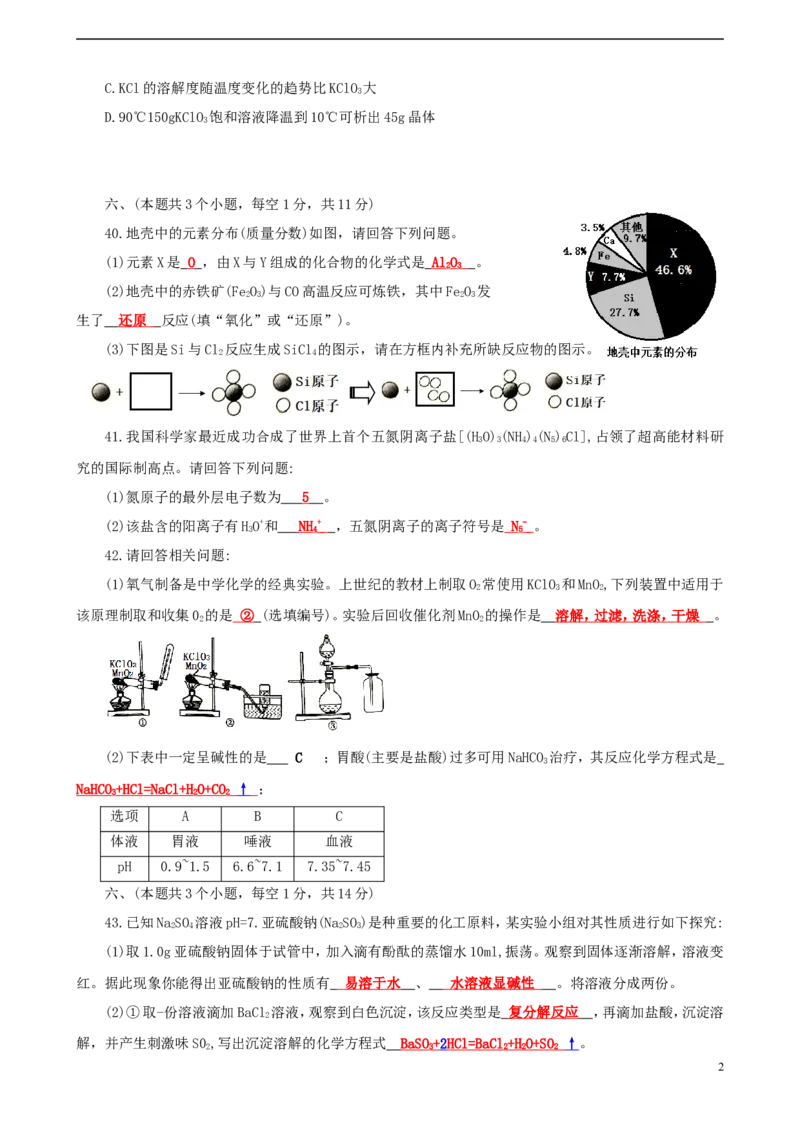 四川省泸州市2018年中考化学真题试题（含答案）_中考真题_5.化学中考真题2015-2024年_2018中考真题卷（277份）