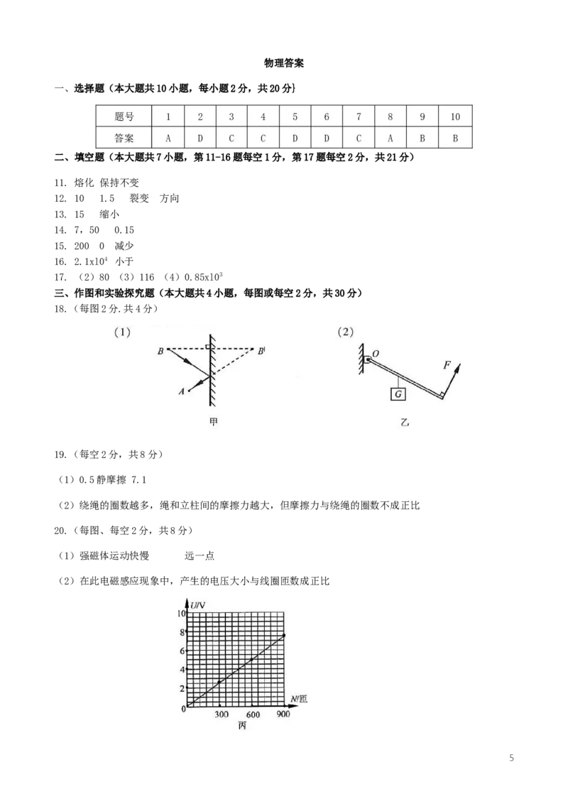 江苏省连云港市2019年中考物理真题试题_中考真题_4.物理中考真题2015-2024年_2019年中考物理真题175份