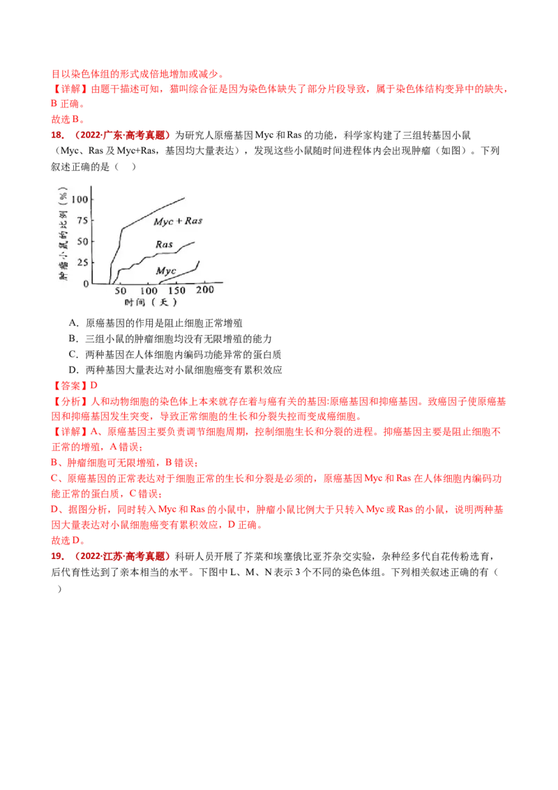 五年（2021-2025）全国高考生物真题分类汇编专题12变异、育种与进化（全国通用）（解析版）_高考真题分类汇编_高考生物真题分类汇编（全国通用）五年（2021-2025）