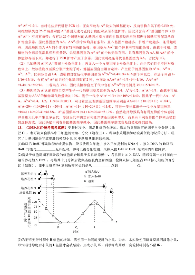 五年（2021-2025）全国高考生物真题分类汇编专题22基因工程（全国通用）（解析版）_高考真题分类汇编_高考生物真题分类汇编（全国通用）五年（2021-2025）