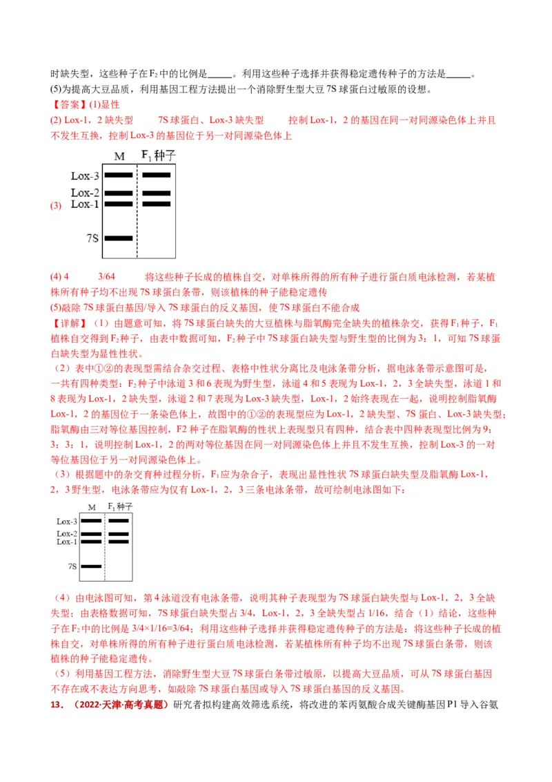 五年（2021-2025）全国高考生物真题分类汇编专题22基因工程（全国通用）（解析版）_高考真题分类汇编_高考生物真题分类汇编（全国通用）五年（2021-2025）