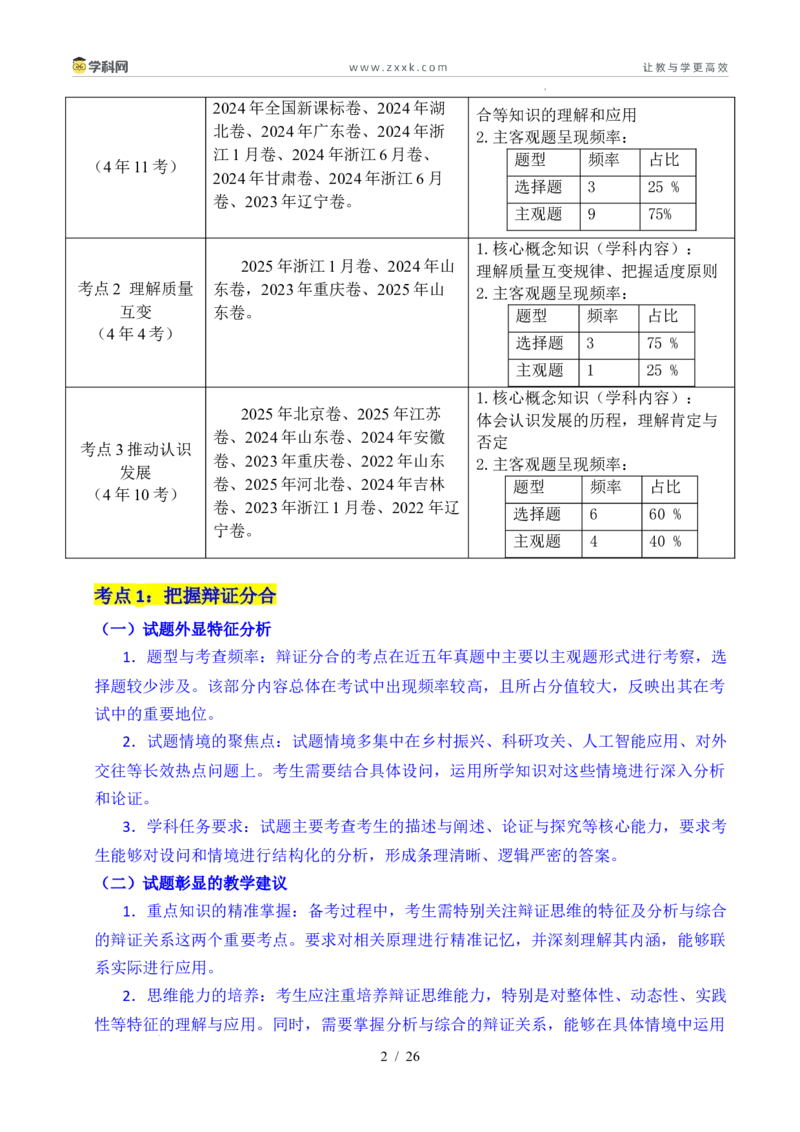 专题28运用辩证思维方法（全国通用）（解析版）_高考真题分类汇编_高考政治真题分类汇编（全国通用）五年（2021-2025）