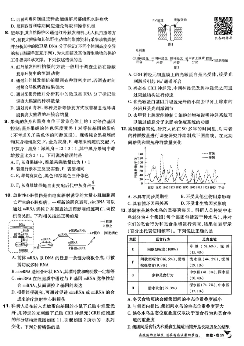 2025高考必刷卷42套生物新高考版_《2025高考必刷卷》_生物