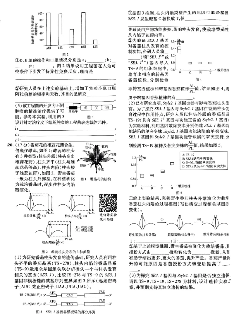 2025高考必刷卷42套生物新高考版_《2025高考必刷卷》_生物