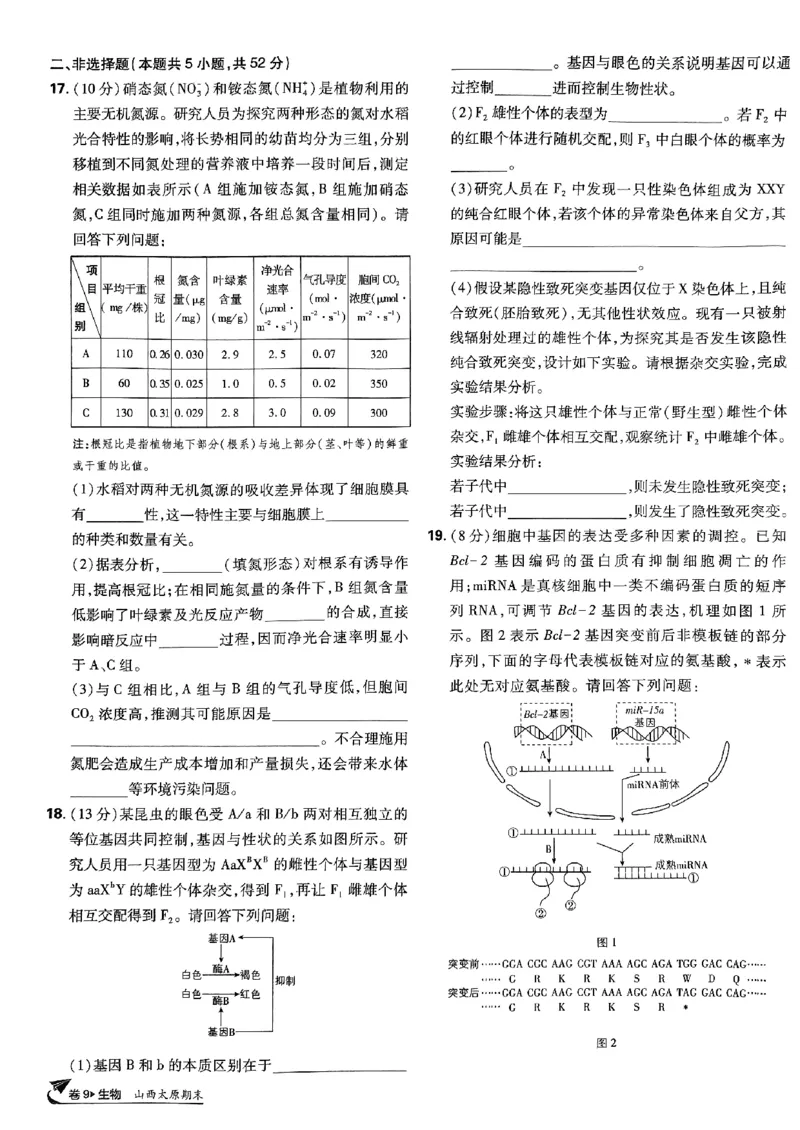 2025高考必刷卷42套生物新高考版_《2025高考必刷卷》_生物