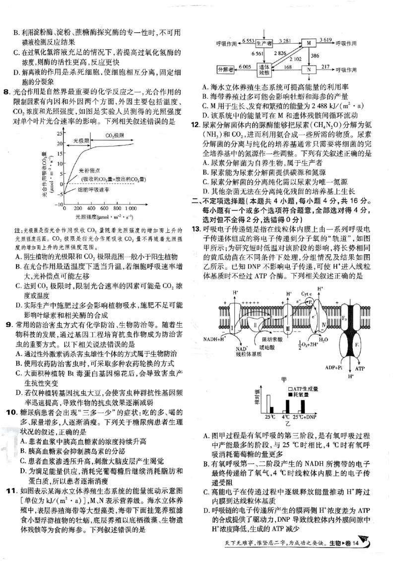 2025高考必刷卷42套生物新高考版_《2025高考必刷卷》_生物