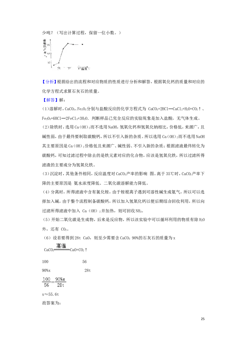 江苏省扬州市2019年中考化学真题试题（含解析）_中考真题_5.化学中考真题2015-2024年_2019中考真题卷（140份）