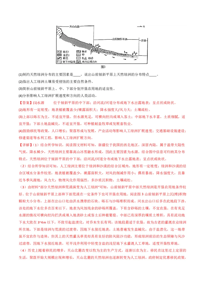 五年（2021-2025）高考地理真题分类汇编专题15中国地理和世界地理（全国通用）（解析版）_高考真题分类汇编_高考地理真题分类汇编（全国通用）五年（2021-2025）_pdf