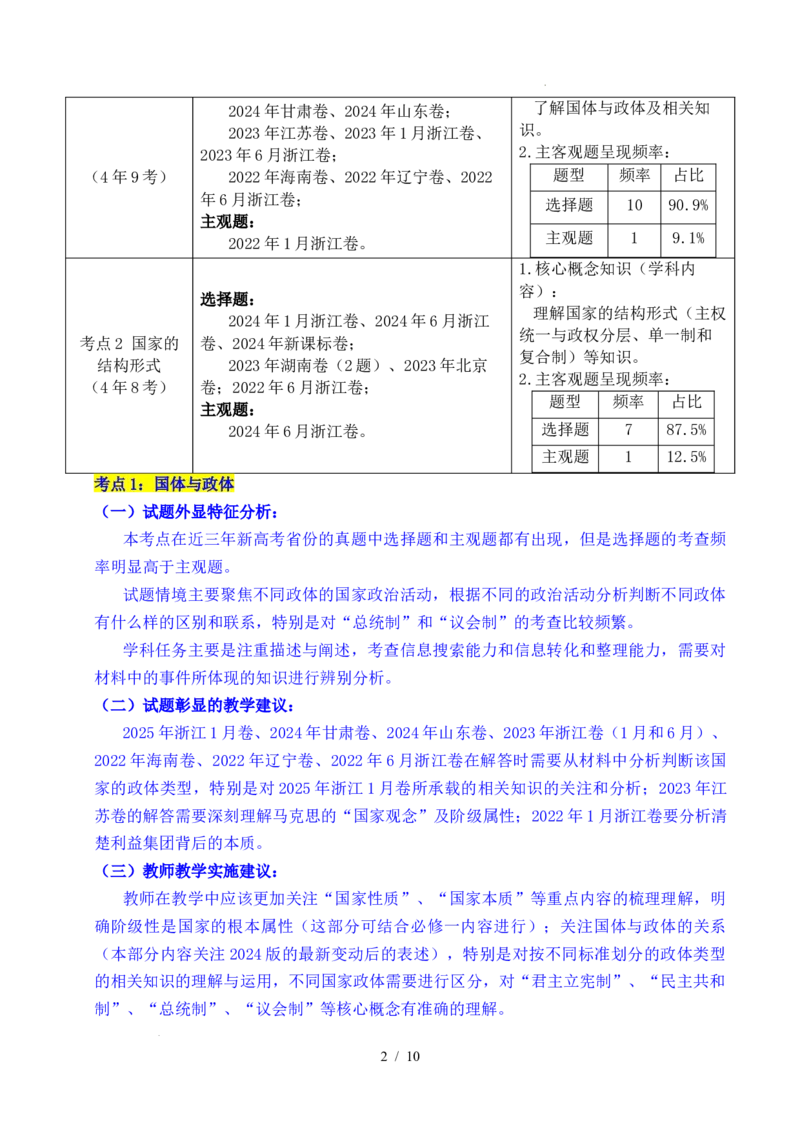 专题18各具特色的国家（全国通用）（原卷版）_高考真题分类汇编_高考政治真题分类汇编（全国通用）五年（2021-2025）
