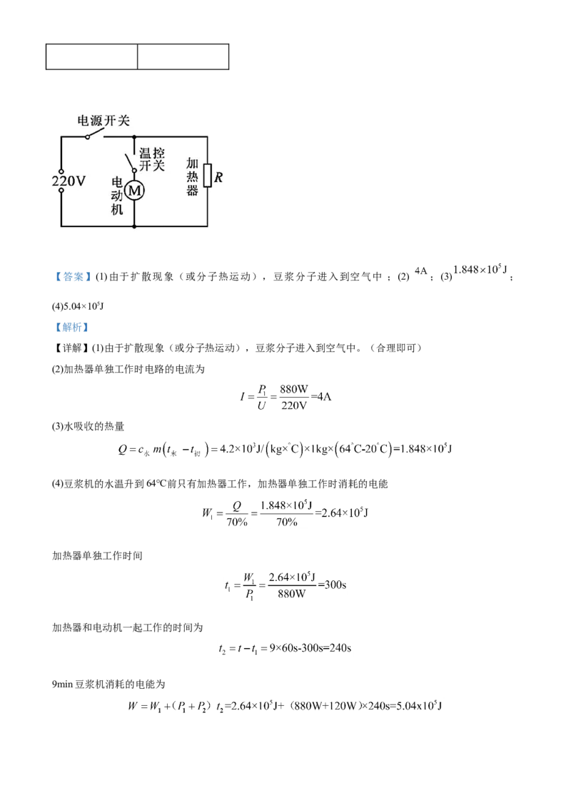精品解析：2020年海南省中考物理试题（解析版）_中考真题_4.物理中考真题2015-2024年_2020中考物理真题110份_2020年中考真题精品解析物理（海南卷）精编word版