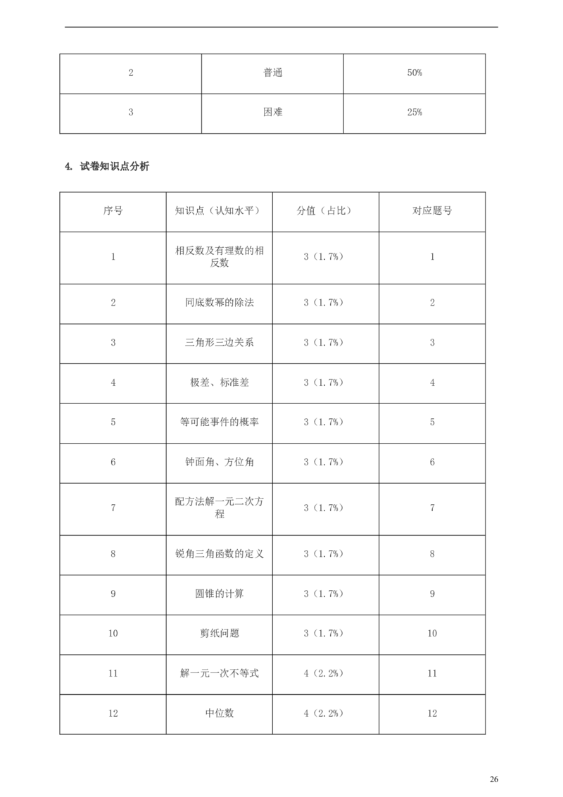 浙江省金华市2019年中考数学真题试题（含解析）_中考真题_2.数学中考真题2015-2024年_2019年全国中考数学206份