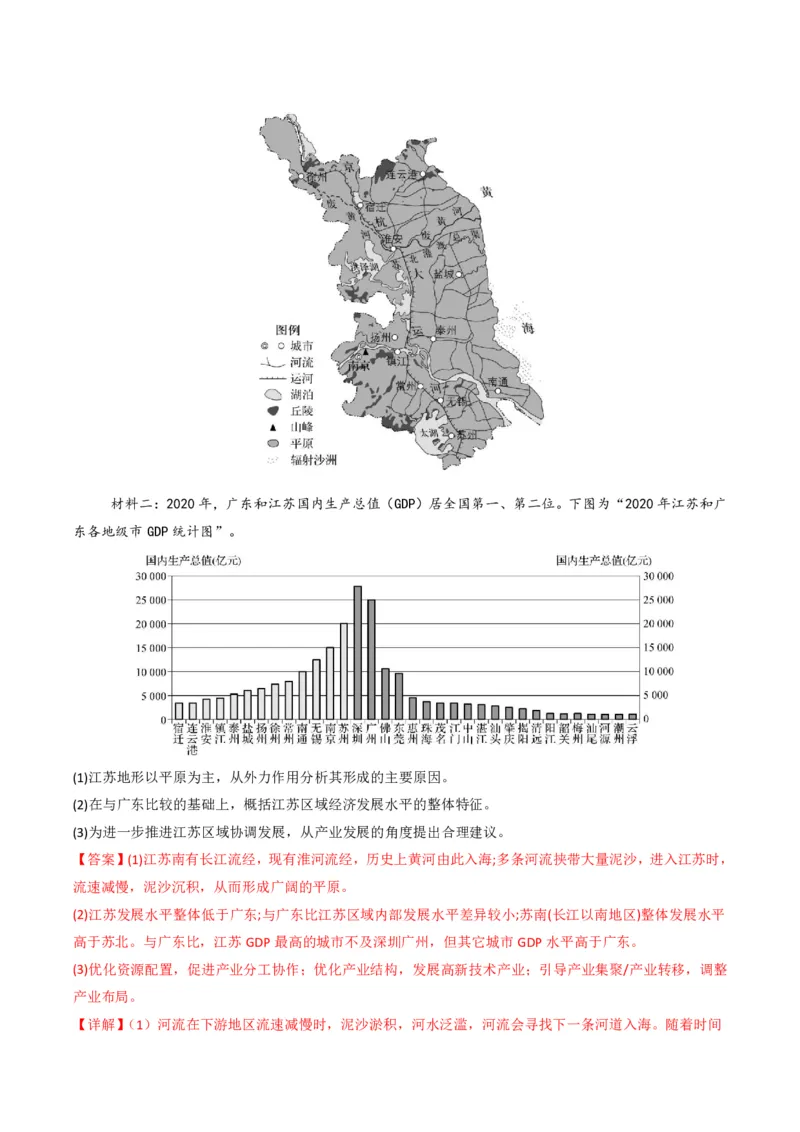 五年（2021-2025）高考地理真题分类汇编专题11工业与服务业（全国通用）（解析版）_高考真题分类汇编_高考地理真题分类汇编（全国通用）五年（2021-2025）_pdf