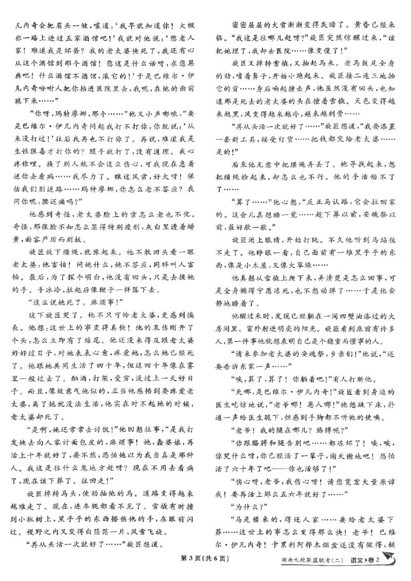 2025高考必刷卷42套语文新高考版_《2025高考必刷卷》_语文