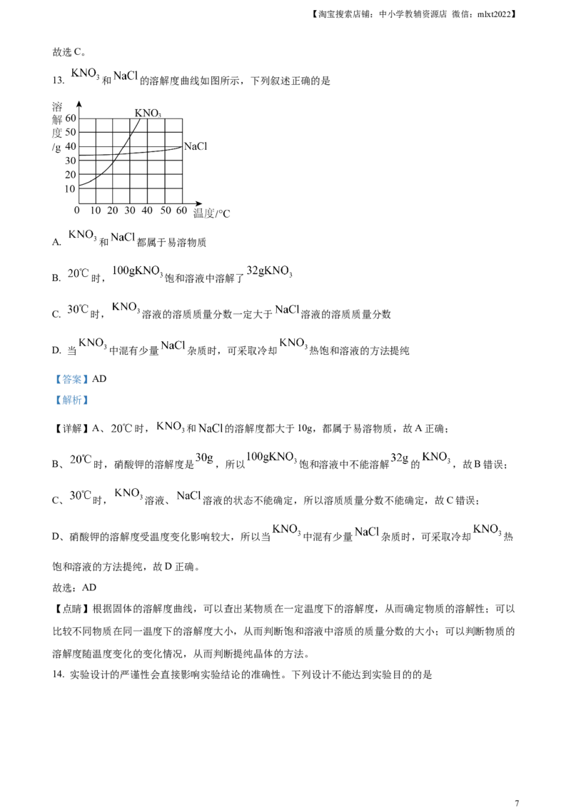 精品解析：2023年山东省烟台市中考化学真题（解析版）_中考真题_5.化学中考真题2015-2024年_2023年中考化学真题7.20_精品解析：2023年山东省烟台市中考化学真题