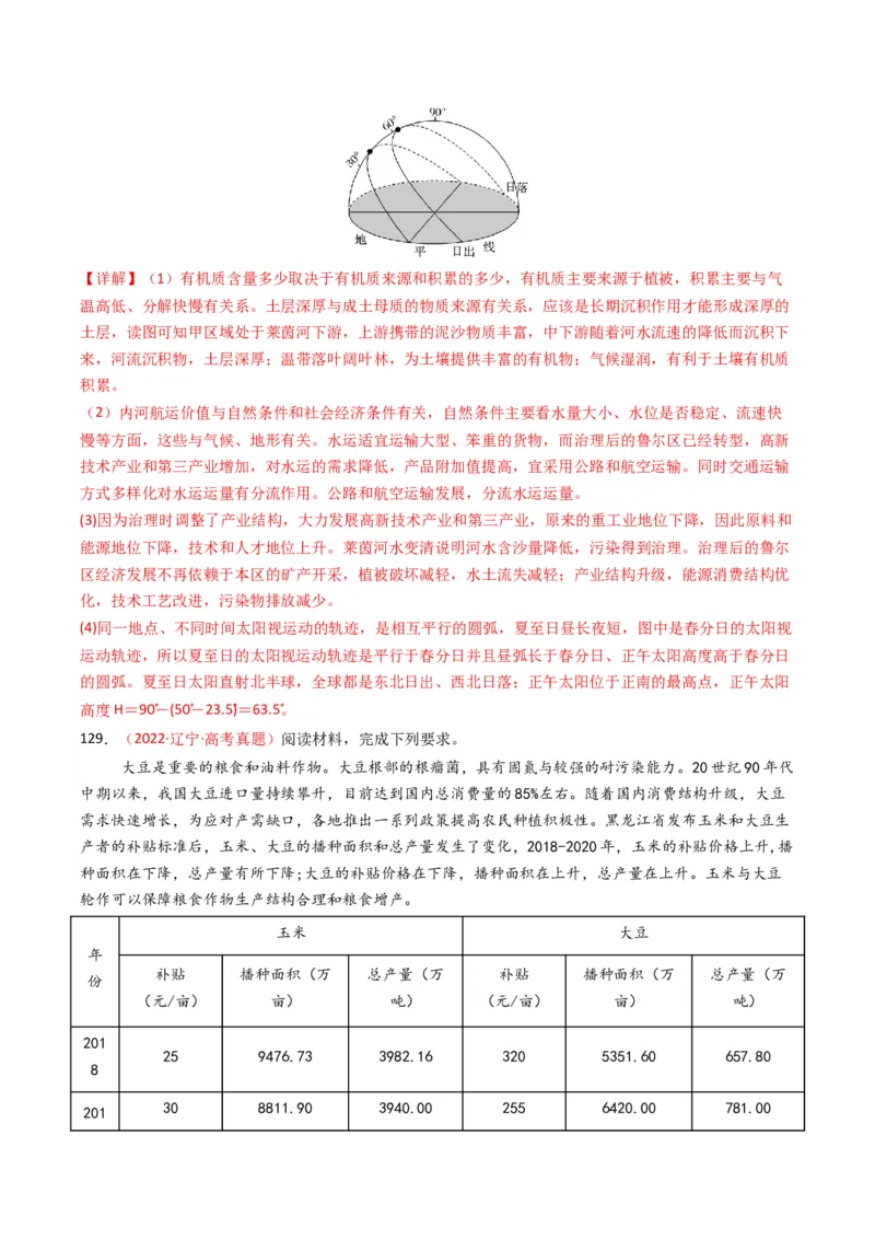 五年（2021-2025）高考地理真题分类汇编专题06自然环境的整体性与差异性（全国通用）（解析版）_高考真题分类汇编_高考地理真题分类汇编（全国通用）五年（2021-2025）_word