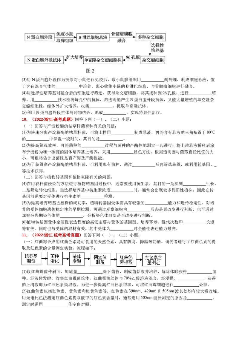 五年（2021-2025）全国高考生物真题分类汇编专题22基因工程（全国通用）（原卷版）_高考真题分类汇编_高考生物真题分类汇编（全国通用）五年（2021-2025）