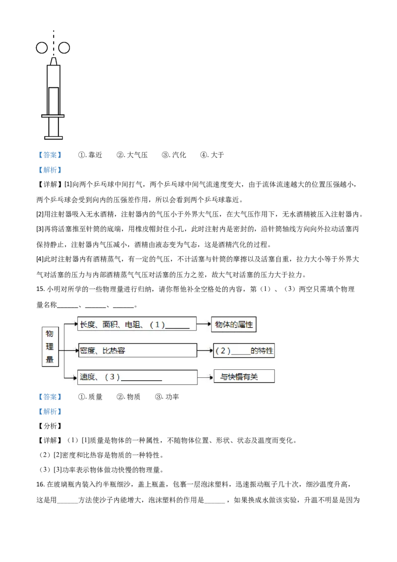 江苏省扬州市2021年中考物理试题（解析版）_中考真题_4.物理中考真题2015-2024年_2021中考物理真题42份_2021江苏省_扬州物理