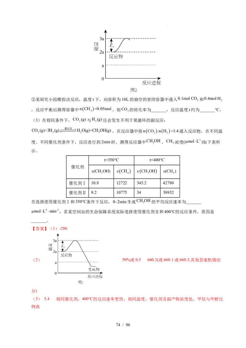 专题29化学反应原理综合题&mdash;&mdash;平衡主线型（解析）_高考真题分类汇编_高考化学真题分类汇编（全国通用）五年（2021-2025）
