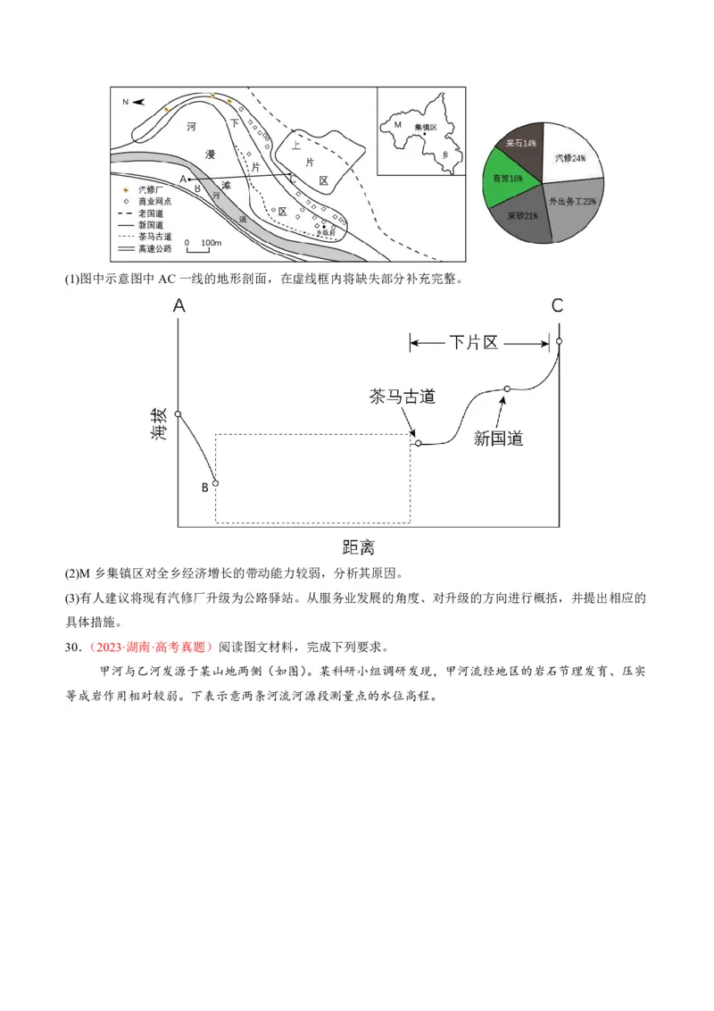 五年（2021-2025）高考地理真题分类汇编专题01地球与地图（全国通用）（原卷版）_高考真题分类汇编_高考地理真题分类汇编（全国通用）五年（2021-2025）_pdf