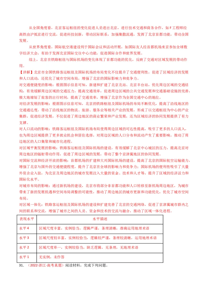 五年（2021-2025）高考地理真题分类汇编专题12交通（全国通用）（解析版）_高考真题分类汇编_高考地理真题分类汇编（全国通用）五年（2021-2025）_word