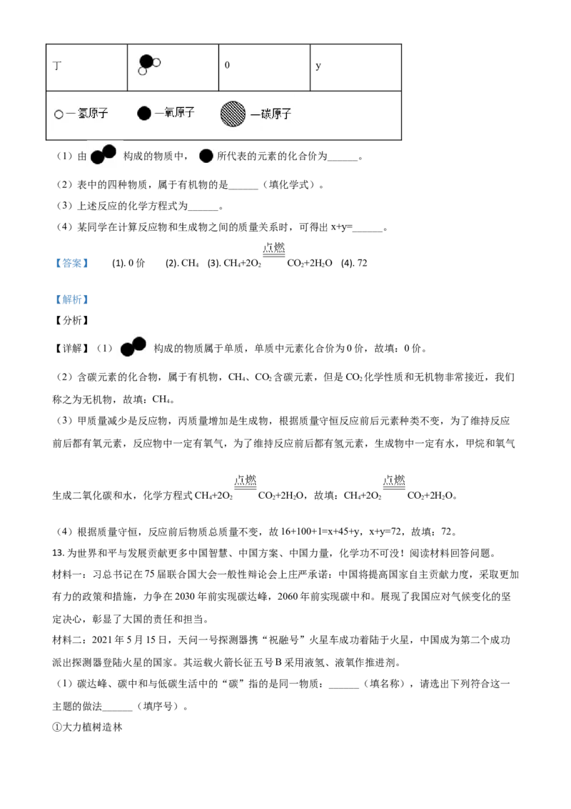 湖北省恩施州2021年中考化学试题（解析版）_中考真题_5.化学中考真题2015-2024年_2021年中考化学真题（83份）_恩施化学