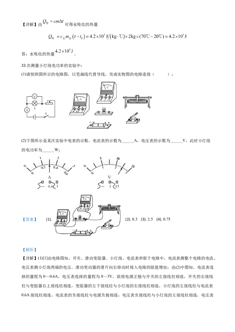 精品解析：2020年天津市中考物理试题（解析版）_中考真题_4.物理中考真题2015-2024年_2020中考物理真题110份_2020年中考真题精品解析物理（天津卷）精编word版