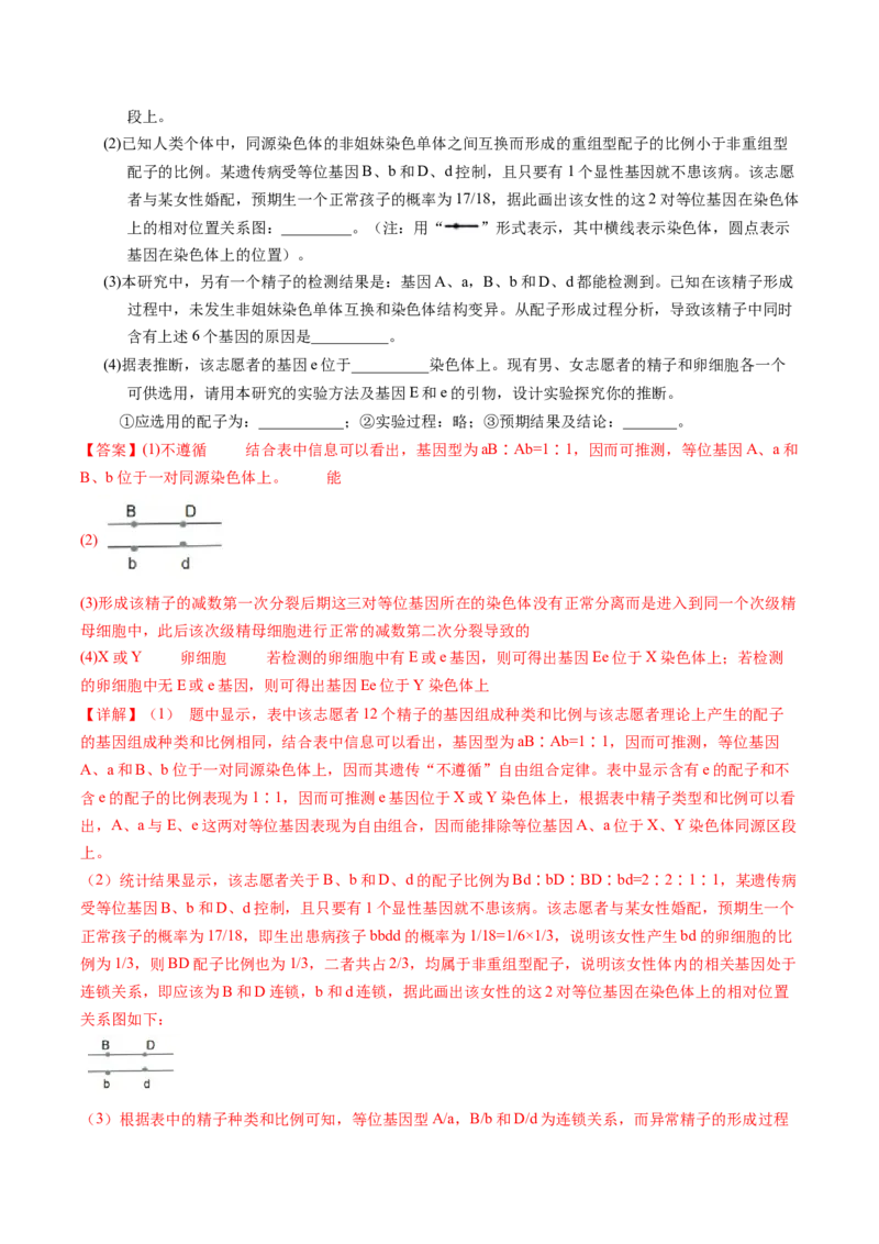 五年（2021-2025）全国高考生物真题分类汇编专题06有丝分裂和减数分裂（全国通用）（解析版）_高考真题分类汇编_高考生物真题分类汇编（全国通用）五年（2021-2025）