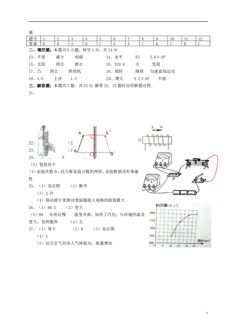 江苏省盐城市2015年中考物理真题试题（含答案）_中考真题_4.物理中考真题2015-2024年_2015年中考物理真题165份
