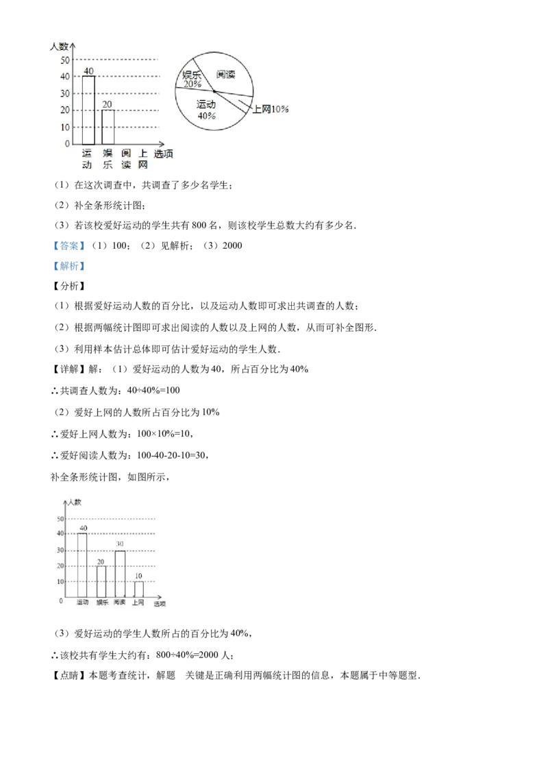 精品解析：内蒙古通辽市2020年中考数学试题（解析版）_中考真题_2.数学中考真题2015-2024年_2020全国多省多地中考数学真题126份_2020年中考真题精品解析数学（内蒙古通辽卷）精编word版