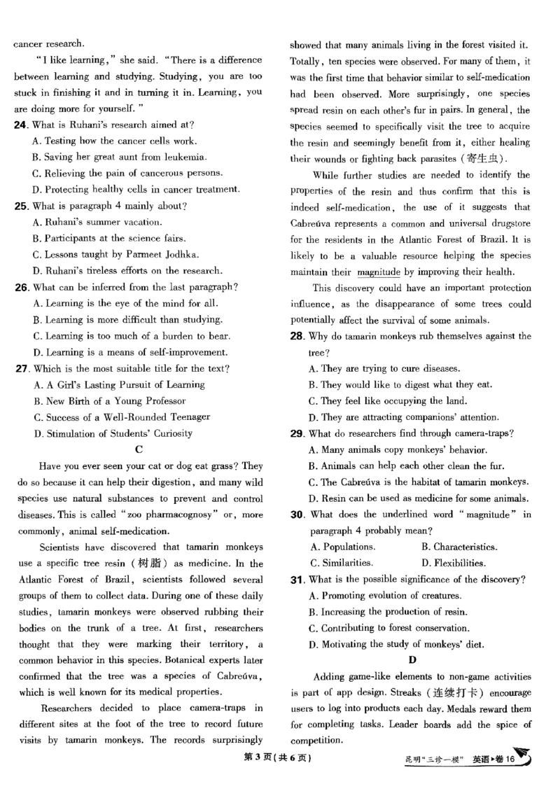 2025高考必刷卷45套英语新高考版_《2025高考必刷卷》_英语