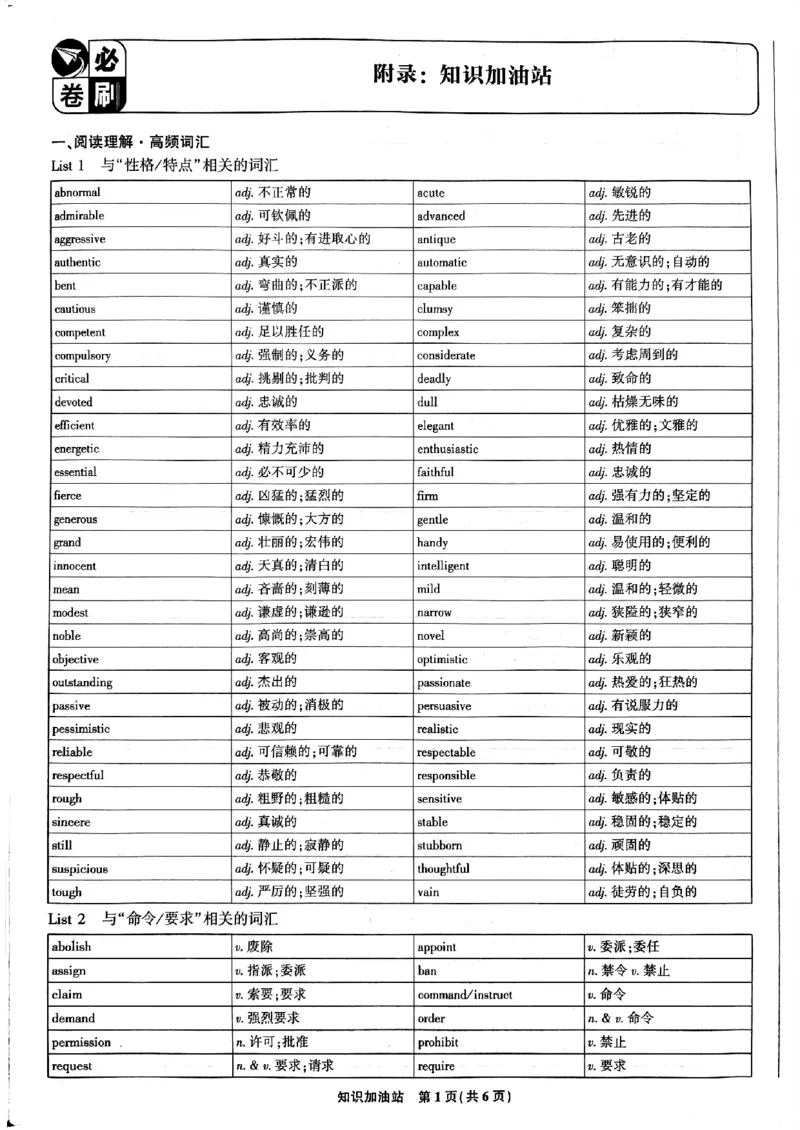 2025高考必刷卷45套英语新高考版_《2025高考必刷卷》_英语