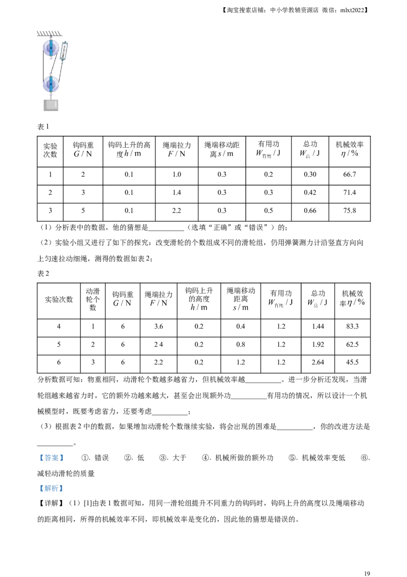 精品解析：2023年江苏省扬州市中考物理试题（解析版）_中考真题_4.物理中考真题2015-2024年_2023中考物理真题7.20_精品解析：2023年江苏省扬州市中考物理试题