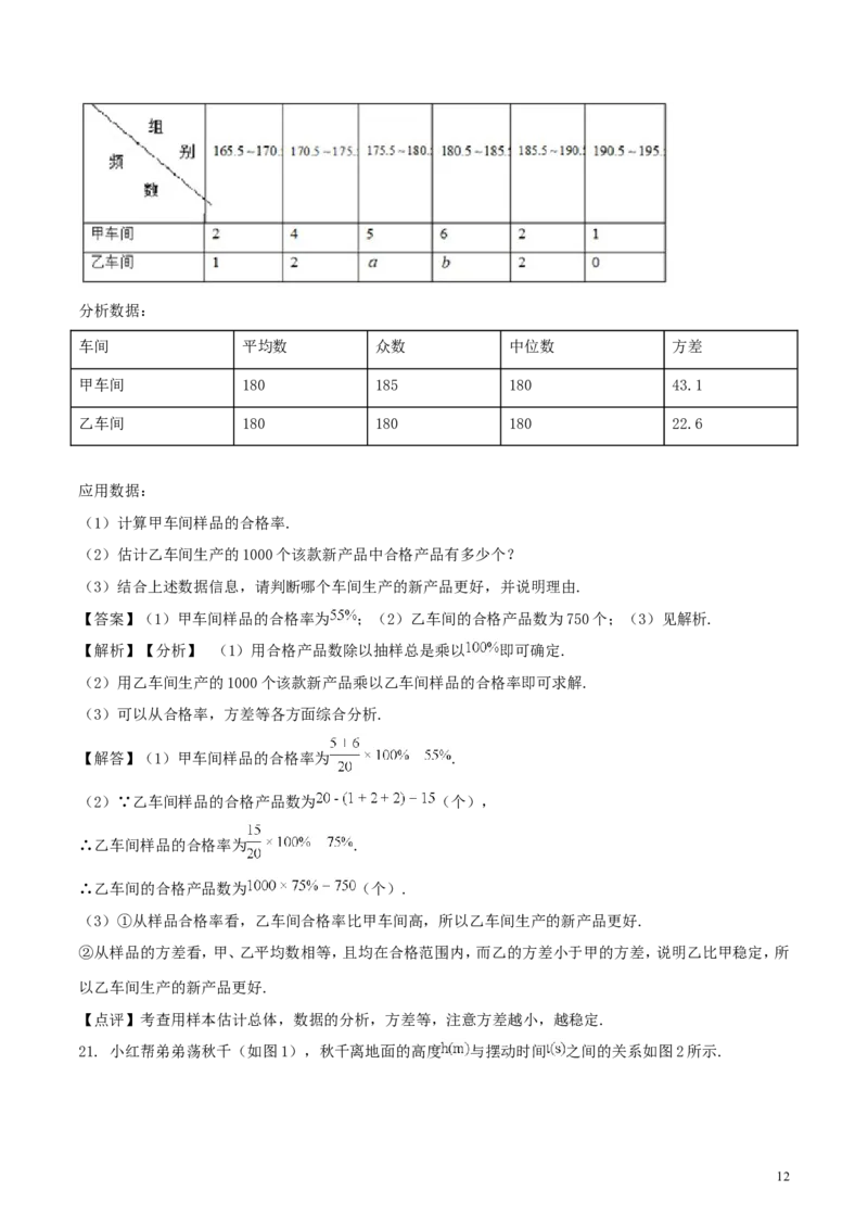 浙江省舟山市2018年中考数学真题试题（含解析）_中考真题_2.数学中考真题2015-2024年_2018年全国中考数学258份