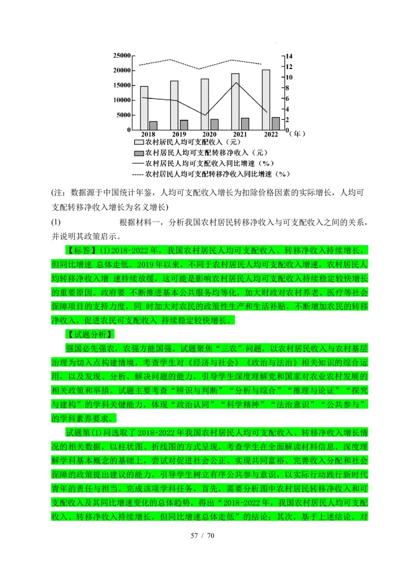 专题07经济发展（贯彻新发展理念、推动高质量发展）（全国通用）（解析版）_高考真题分类汇编_高考政治真题分类汇编（全国通用）五年（2021-2025）