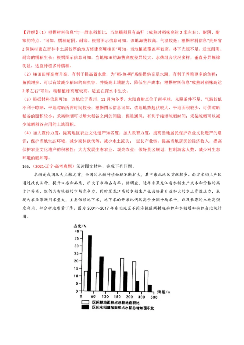 五年（2021-2025）高考地理真题分类汇编专题10农业（全国通用）（解析版）_高考真题分类汇编_高考地理真题分类汇编（全国通用）五年（2021-2025）_pdf