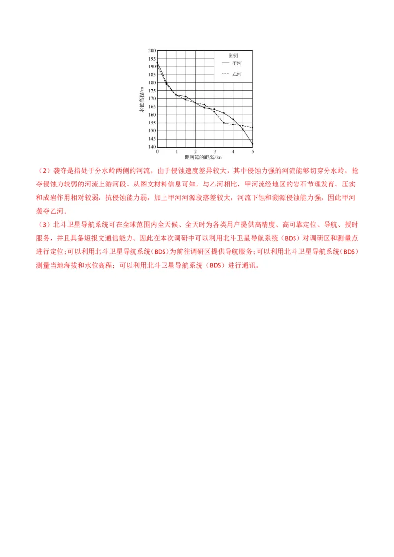 五年（2021-2025）高考地理真题分类汇编专题07自然灾害与地理信息技术（全国通用）（解析版）_高考真题分类汇编_高考地理真题分类汇编（全国通用）五年（2021-2025）_pdf