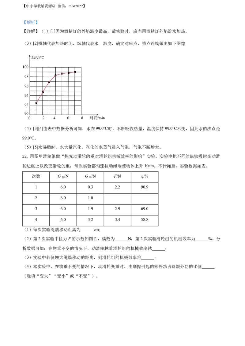 精品解析：2022年江苏省南通市中考物理试题（解析版）(1)_中考真题_4.物理中考真题2015-2024年_2022中考物理真题128份14