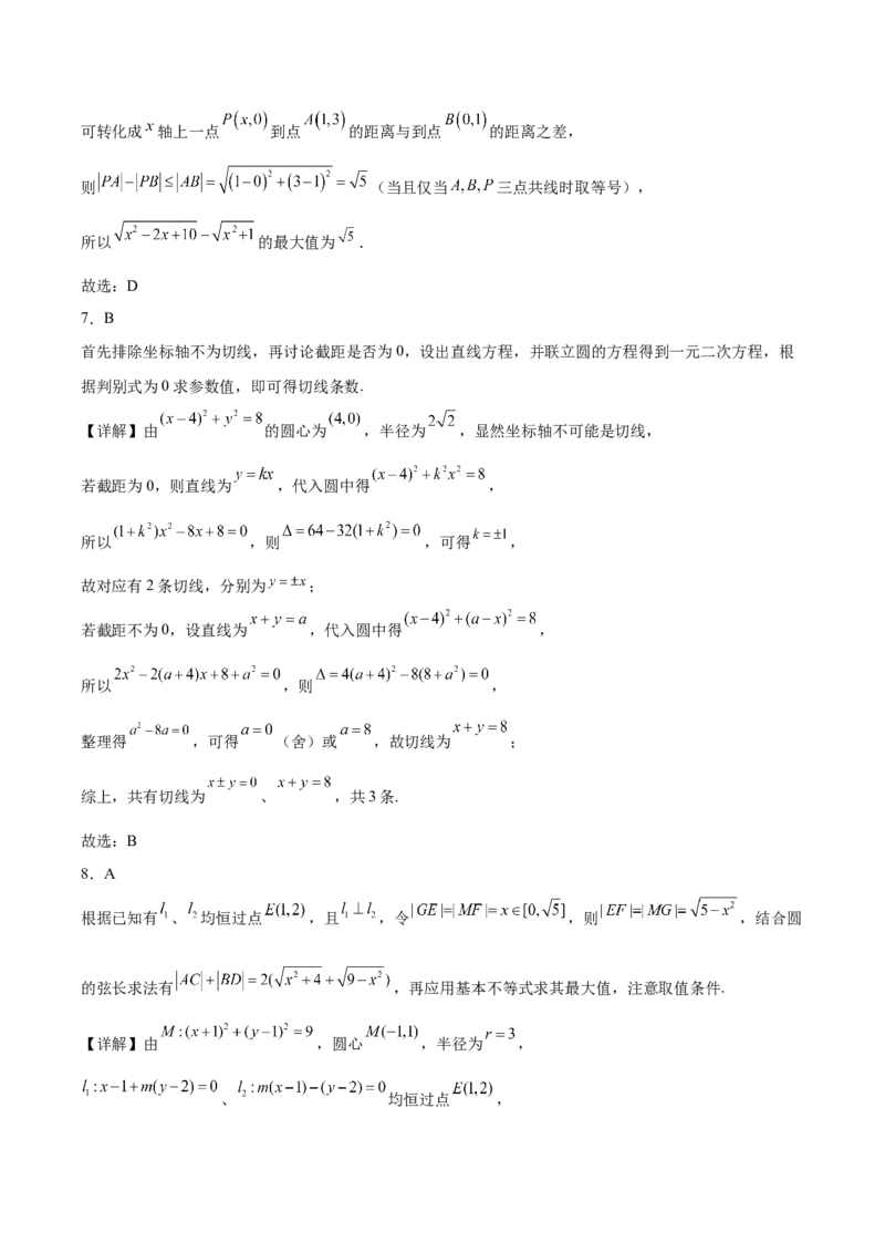 江苏省盐城市五校联考2025-2026学年高二上学期10月第一次联考试题数学Word版含解析_2025年10月高二试卷_251026江苏省盐城市五校联考2025-2026学年高二上学期10月第一次联考试题（全）