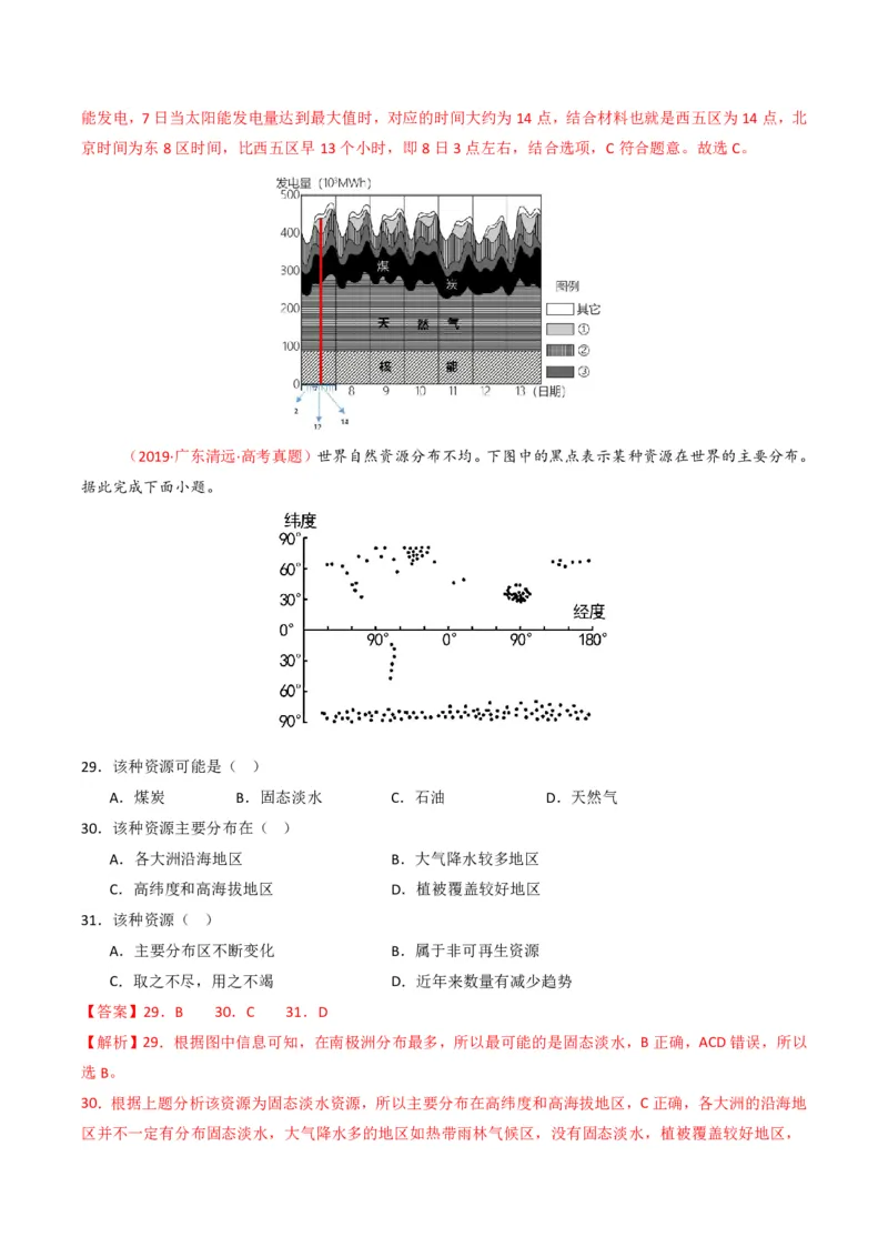 五年（2021-2025）高考地理真题分类汇编专题14资源、环境与国家安全（全国通用）（解析版）_高考真题分类汇编_高考地理真题分类汇编（全国通用）五年（2021-2025）_pdf