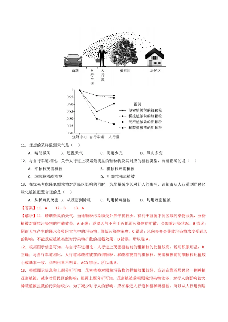 五年（2021-2025）高考地理真题分类汇编专题14资源、环境与国家安全（全国通用）（解析版）_高考真题分类汇编_高考地理真题分类汇编（全国通用）五年（2021-2025）_pdf