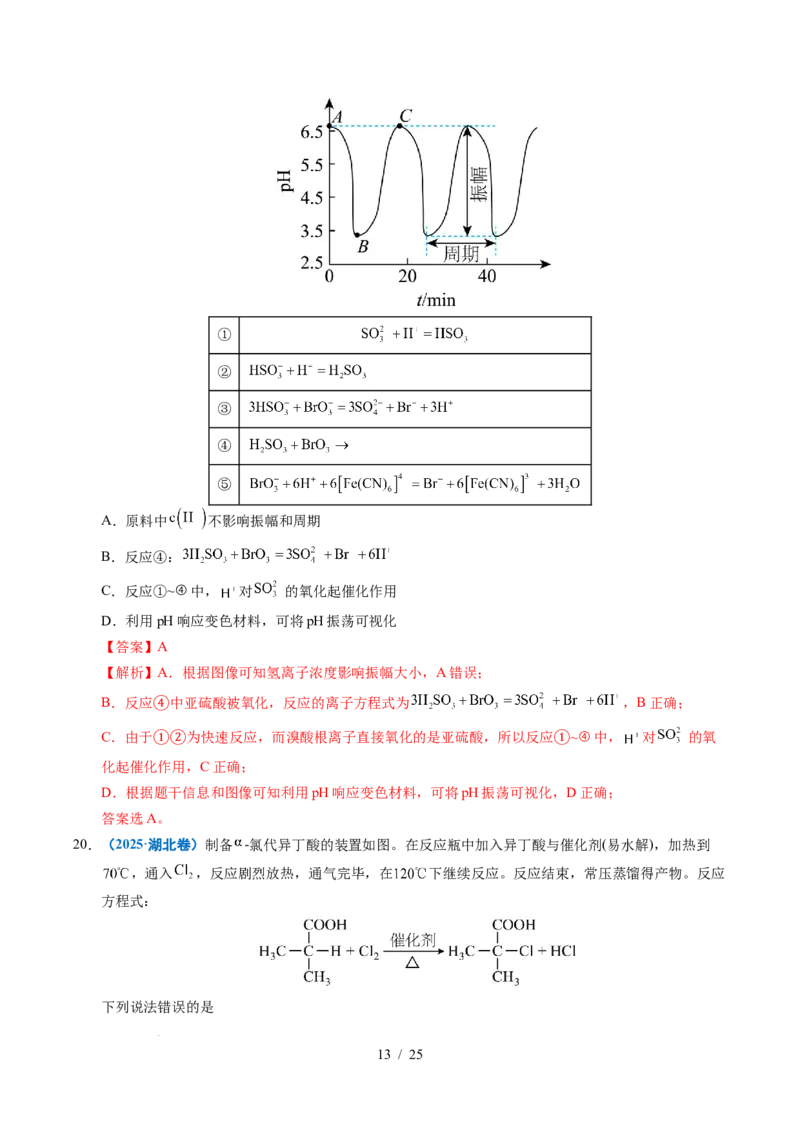 专题15化学反应中的能量变化及反应机理（解析）_高考真题分类汇编_高考化学真题分类汇编（全国通用）五年（2021-2025）