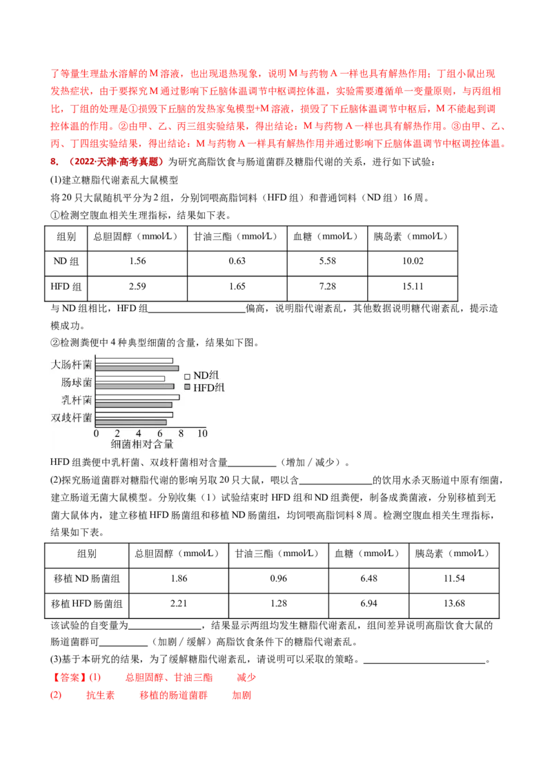五年（2021-2025）全国高考生物真题分类汇编专题23实验与探究（全国通用）（解析版）_高考真题分类汇编_高考生物真题分类汇编（全国通用）五年（2021-2025）