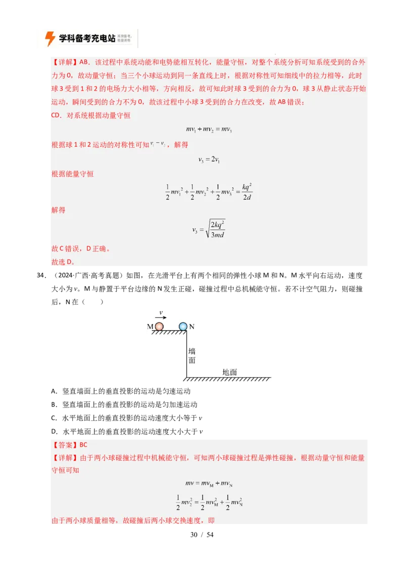 专题07动量（全国通用）（解析版）_高考真题分类汇编_高考物理真题分类汇编（全国通用）五年（2021-2025）_专题07动量（全国通用）-好题汇编五年（2021-2025）高考物理真题分类汇编