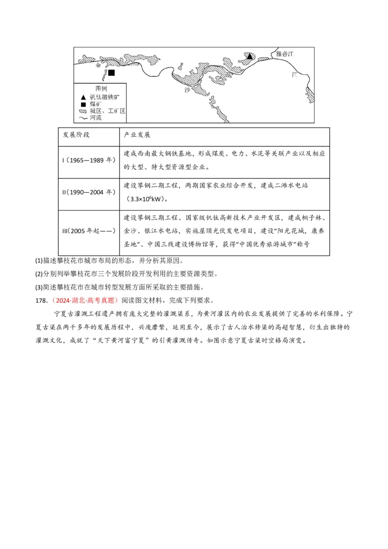 五年（2021-2025）高考地理真题分类汇编专题09乡村与城镇（全国通用）（原卷版）_高考真题分类汇编_高考地理真题分类汇编（全国通用）五年（2021-2025）_pdf