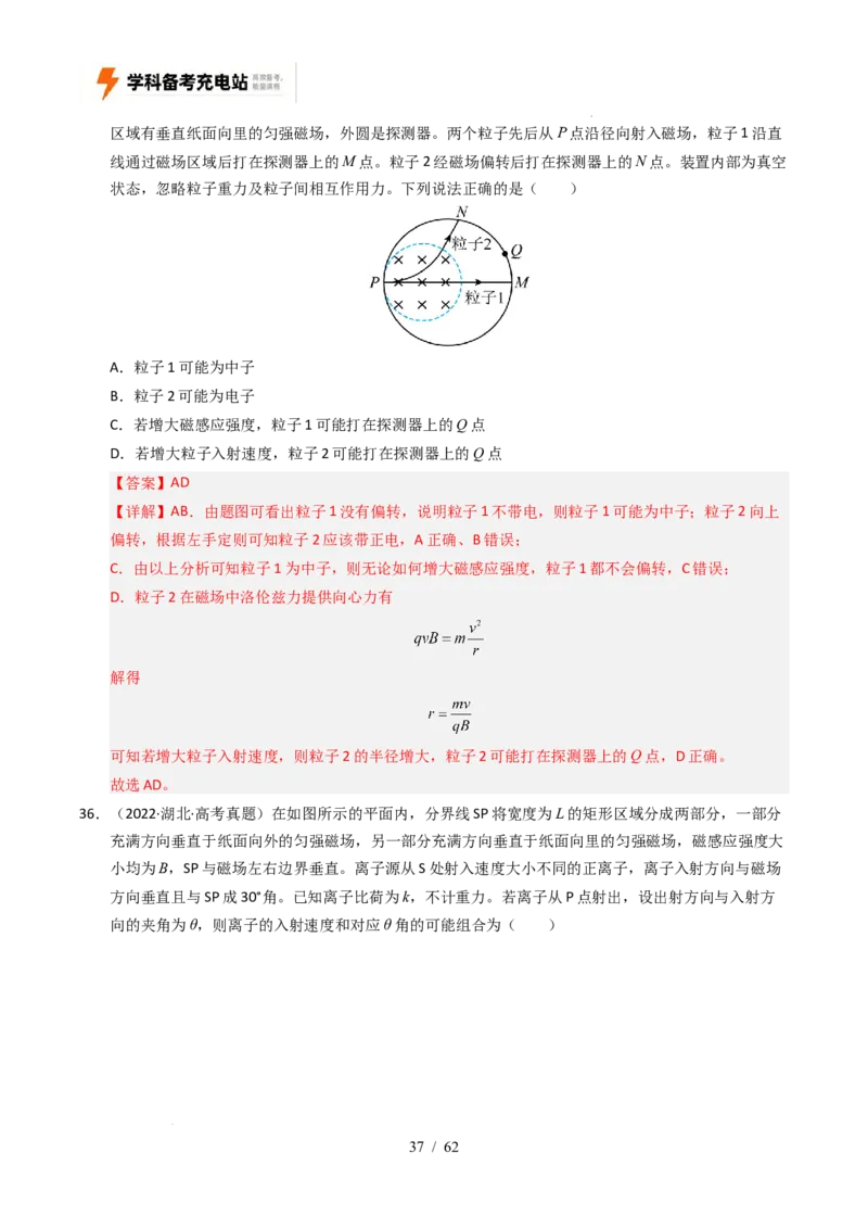 专题10磁场（全国通用）（解析版）_高考真题分类汇编_高考物理真题分类汇编（全国通用）五年（2021-2025）_专题10磁场（全国通用）-好题汇编五年（2021-2025）高考物理真题分类汇编