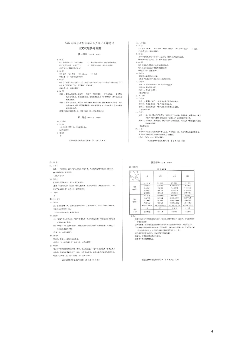 河北省2016年中考语文真题试题（含答案）_中考真题_1.语文中考真题2015-2024年_2016年全国中考语文140份_2016年全国中考YuWen140份