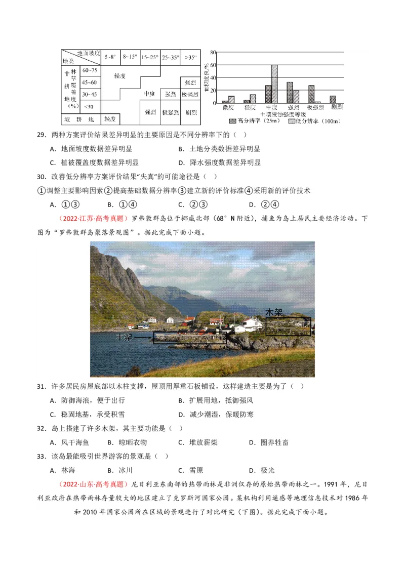 五年（2021-2025）高考地理真题分类汇编专题06自然环境的整体性与差异性（全国通用）（原卷版）_高考真题分类汇编_高考地理真题分类汇编（全国通用）五年（2021-2025）_pdf