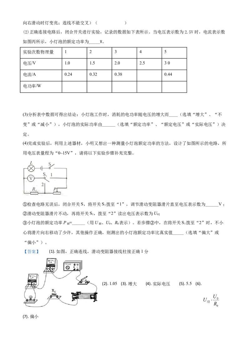 精品解析：2020年四川省雅安市中考物理试题（解析版）_中考真题_4.物理中考真题2015-2024年_2020中考物理真题110份_2020年中考真题精品解析物理（四川雅安卷）精编word版